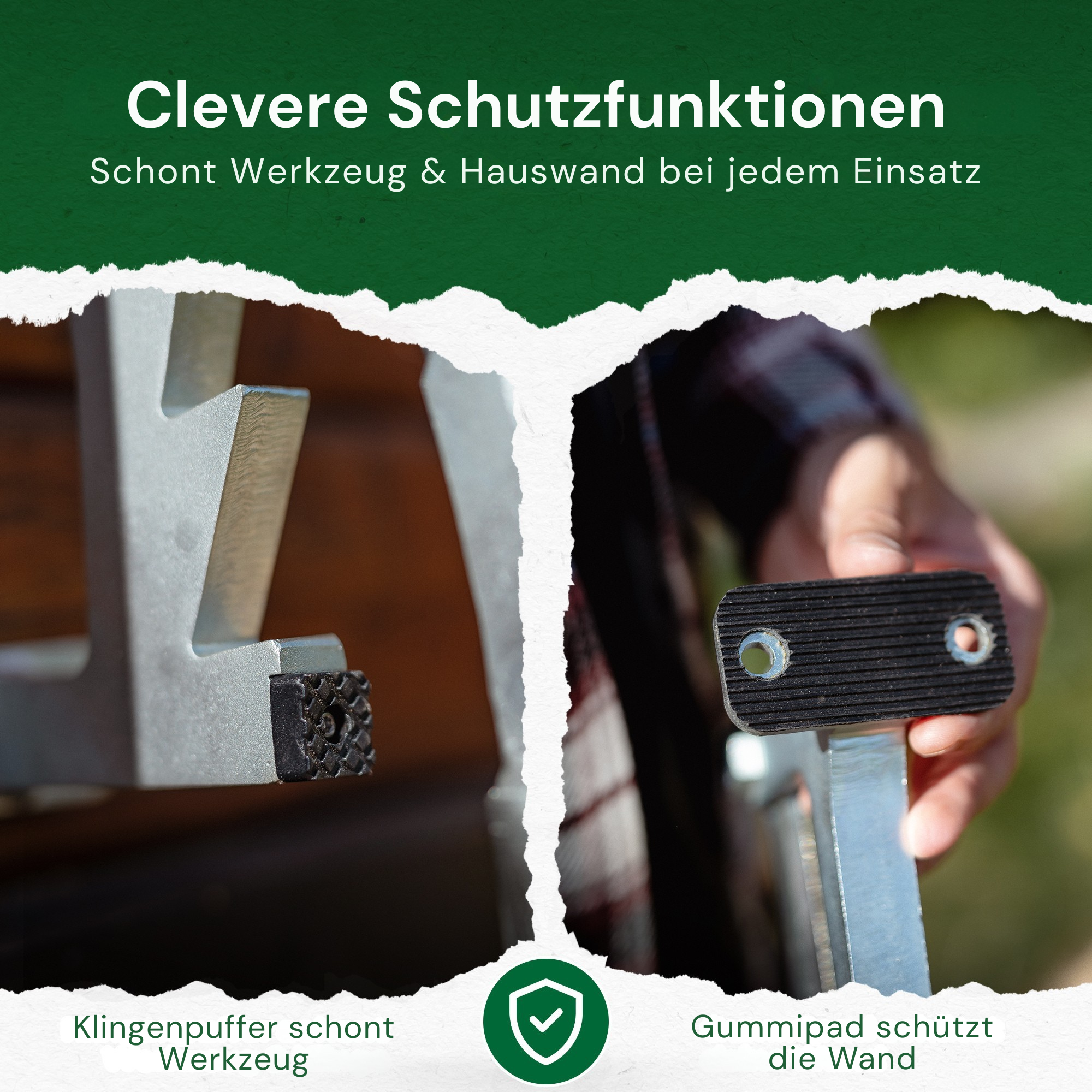 FORSTIX®  Wandholzspalter für Anzündholz - manuell & sicher