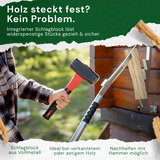 FORSTIX®  Wandholzspalter für Anzündholz - manuell & sicher